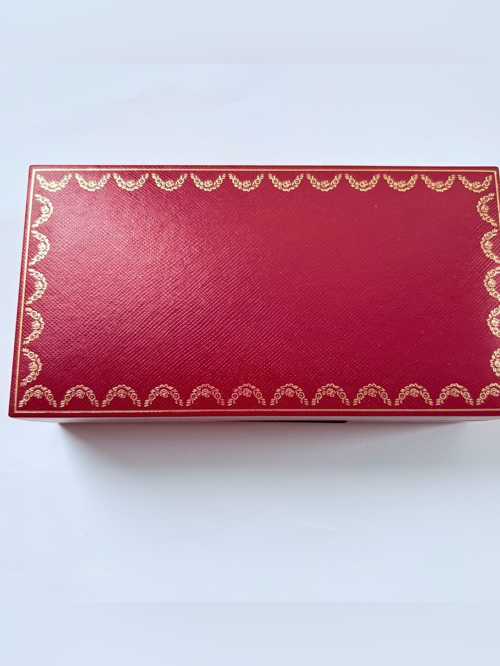 Cartier Red Leather Eyewear Case with Certificate of Authenticity  (COA)